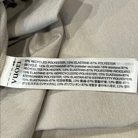 Vuori Light Cream Lounge Pants Buttery Soft Size Medium Wide Leg - Picture 10 of 11